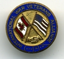 Post 1965 INTERNATIONAL WAR VETERANS ALLIANCE Pin