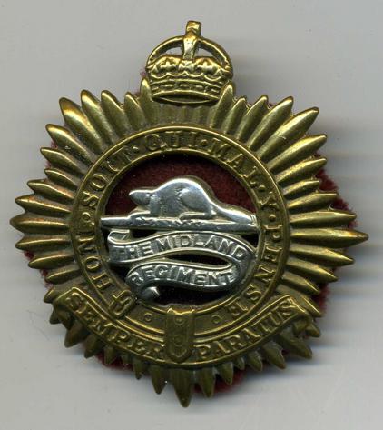 Canada: Midland Regiment Cap Badge