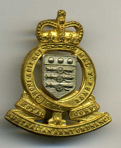 AUSTRALIA: Royal Australian Army Ordnance Corps Cap Badge