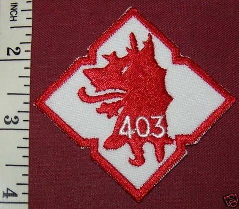 CAF, 403 Squadron / Escadron Canadian Air Force Crest