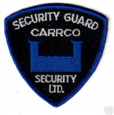 POLICE/SECURITY CLOTH FLASH CARRCO SECURITY GUARD