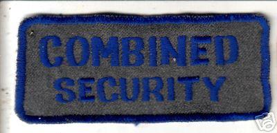 POLICE/SECURITY CLOTH FLASH COMBINED SECURITY