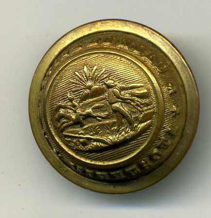 USA Minnesota State Brass Button