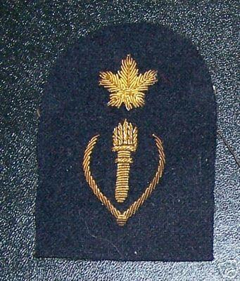 Royal Cdn Navy Apprentice Tech. Gold Wire Trade Badge