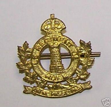 WW2, Le Regiment De Hull Cap Badge