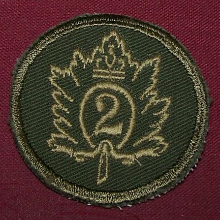 Canadian Army Combat Boonie Badge: QOR, Queen Own Rifles