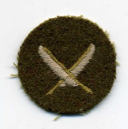 Grp 1, Clerical Trade Badge - khaki