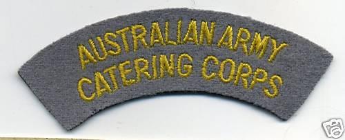 Australian Army Catering Corps Cloth Shoulder Patch