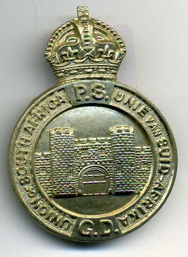 South African:Prison Service Cap Badge