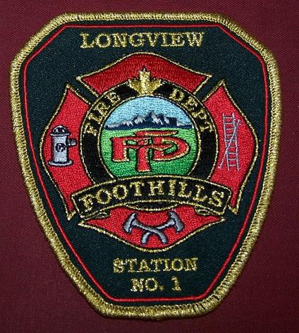 Alberta: Foothills Fire Dept. Longview Station 1 Shoulder Patch