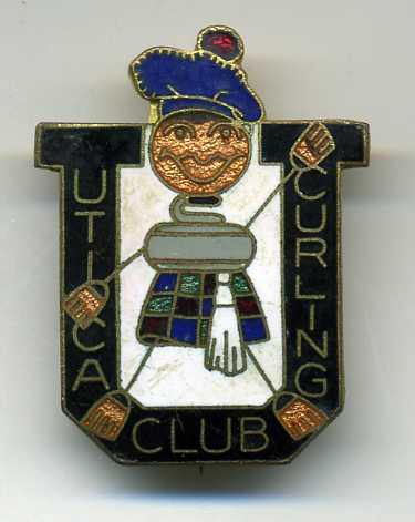 Curling Pin: Utica Curling Club