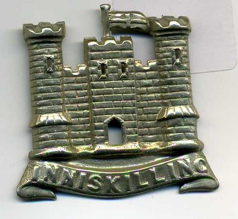 Damaged: 6th Inniskilling Dragoons Cap Badge