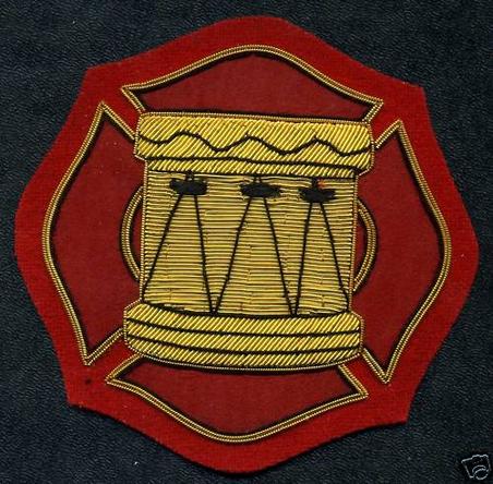 Gold Wire, DRUMMER Fire Dept, Badge of Appointment