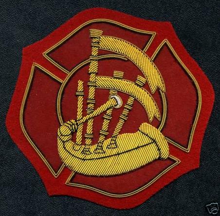 Gold Wire, PIPER Fire Dept, Badge of Appointment