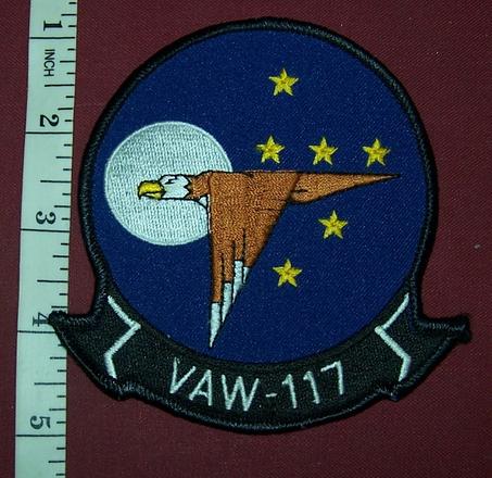 USA: Carrier Airborne Early Night Hawks Warrning Squadron Jacket Crest