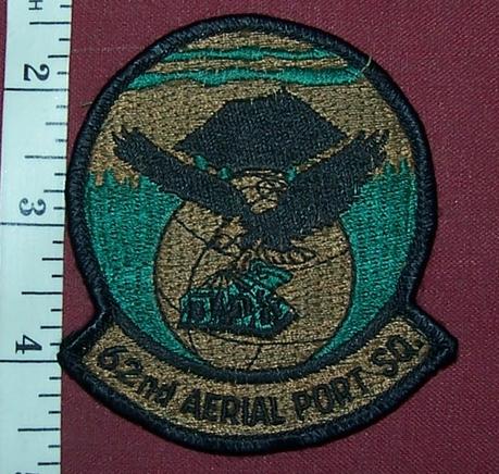 USA: 62nd Aerial Port Squadron Jacket Crest