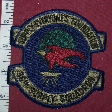 USA: 36th Supply Squadron Jacket Crest