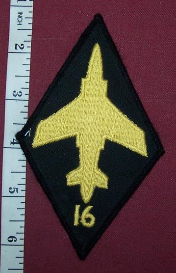 USA: 16th Fighter Jet Jacket Crest
