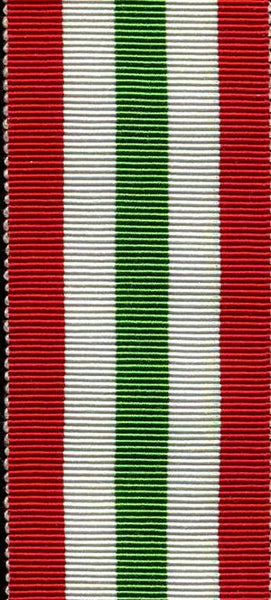 WW2 Canadian Italy Star Ribbon. Full size