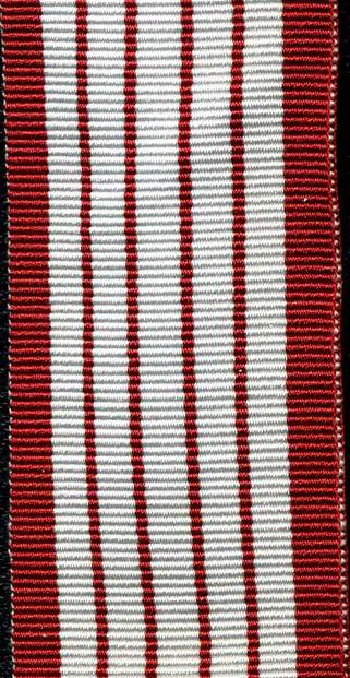 Canadian Centennial Medal Ribbon. Full size