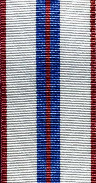 Queen Elizabeth II Silver Jubilee Medal Ribbon. Full size – Marway ...