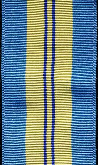 UN Emergency Force Middle East (UNEFME) Medal Ribbon. Full size