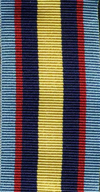 Gulf and Kuwait Medal Ribbon. Full size