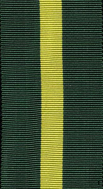 Efficiency Ribbon Efficiency Decoration Medal Ribbon. Full size – Marway Militaria Inc ...
