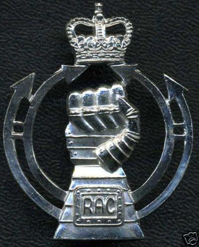 British Army Cap Badge: Royal Armoured Corps (A/A)