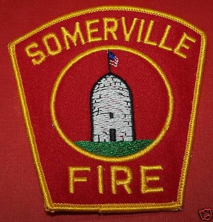 Massachusetts Somerville Fire Department Shoulder Patch
