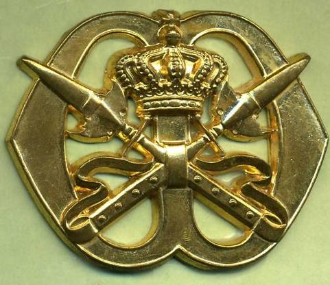 Dutch Army: Royal Military School Cap Badge