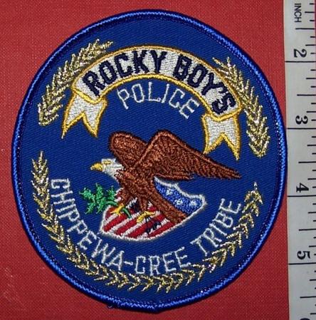 USA TRIBAL: CHIPPEWA-CREE TRIBE POLICE Shoulder Patch