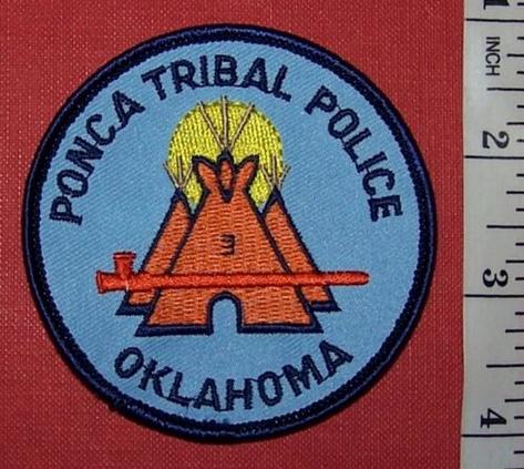 USA TRIBAL: PONCA TRIBAL POLICE Shoulder Patch