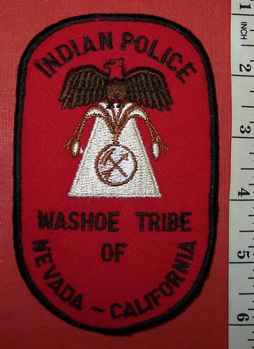 USA TRIBAL: WASHOE TRIBE POLICE Shoulder Patch