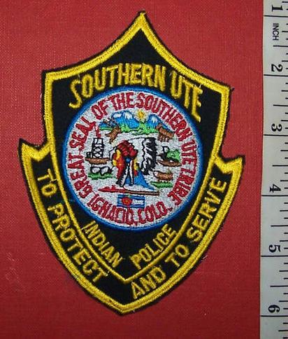 USA TRIBAL: SOUTHERN UTE POLICE Shoulder Patch