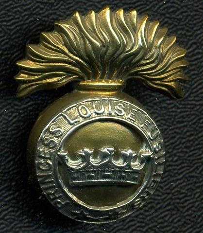 Princess Louise Fusiliers Cap Badge