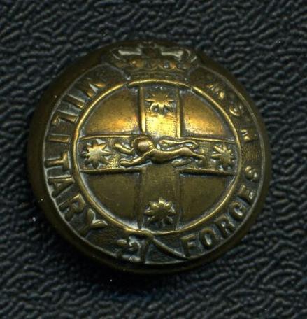 NSW: N.S.W. MILITARY FORCES Uniform Button 1885-1902
