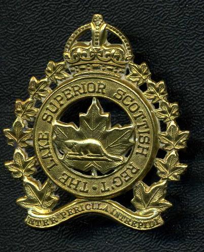 Lake Superior Scottish Cap Badge