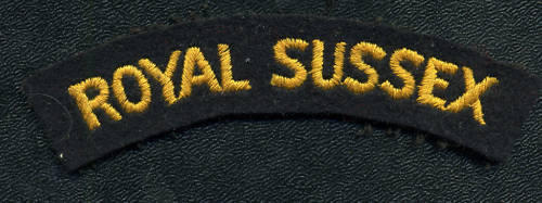 British: Royal Sussex Regiment Shoulder Patch