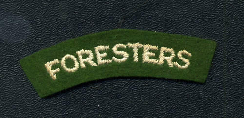 British: Foresters Shoulder Patch