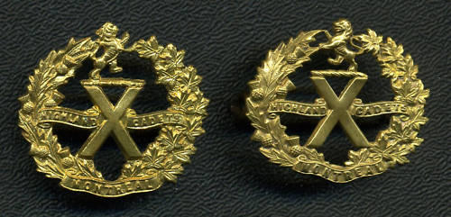 No. 4 Montreal Highland Cadet Battalion Collar Pair