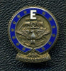 USA E Production Award Pin Sterling Silver