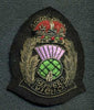 Scottish National Police OFFICERS Bullion Cap Badge