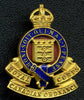 WW2 Royal Canadian Ordnance Corps Cap Badge -OFFICERS