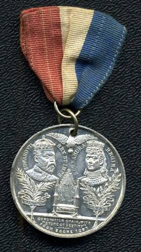Edward VII 1902 Coronation Medal City of Perth