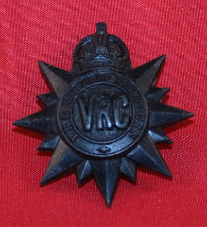 VRC Victoria Rifles of Canada Cap Badge