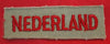 WW2 RCAF Nationality Flash NEDERLAND (Netherlands)
