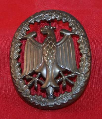 GDR Army Bundeswehr Proficiency Badge, BRONZE, post WW2