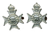 Pre WW1 37th Regiment Halimand Rifles Collar Badge Pair