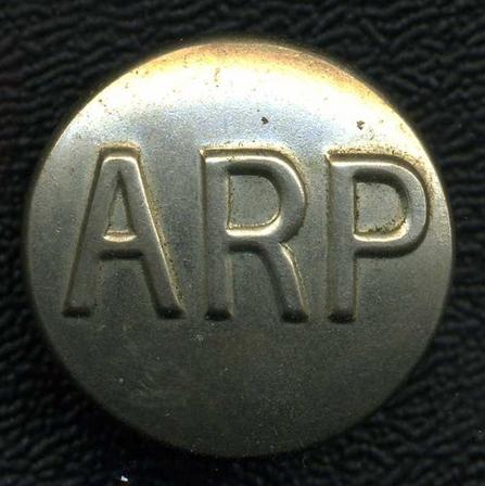 ARP Air Raid Protection Uniform Button – Marway Militaria Inc ...